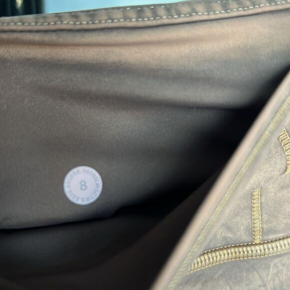 Lululemon Fast and Free Tight II 25" Ice Dye Size 8 Ice Wash Brown Earth Pockets - Picture 11 of 16